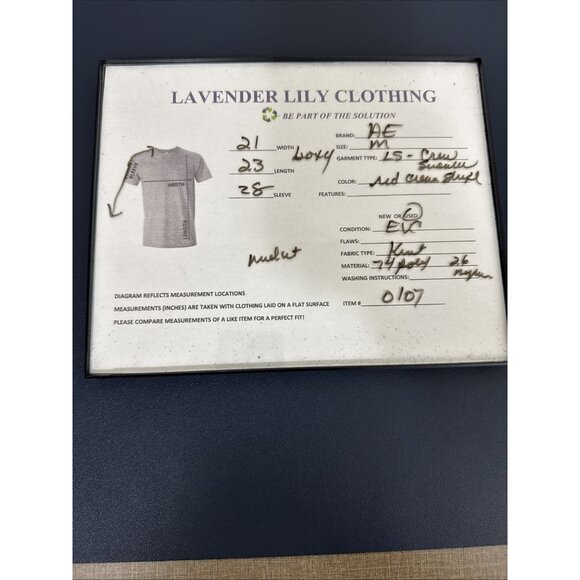 American Eagle Women's M Crew Sweater LS Red Cream Striped EUC - Picture 10 of 10